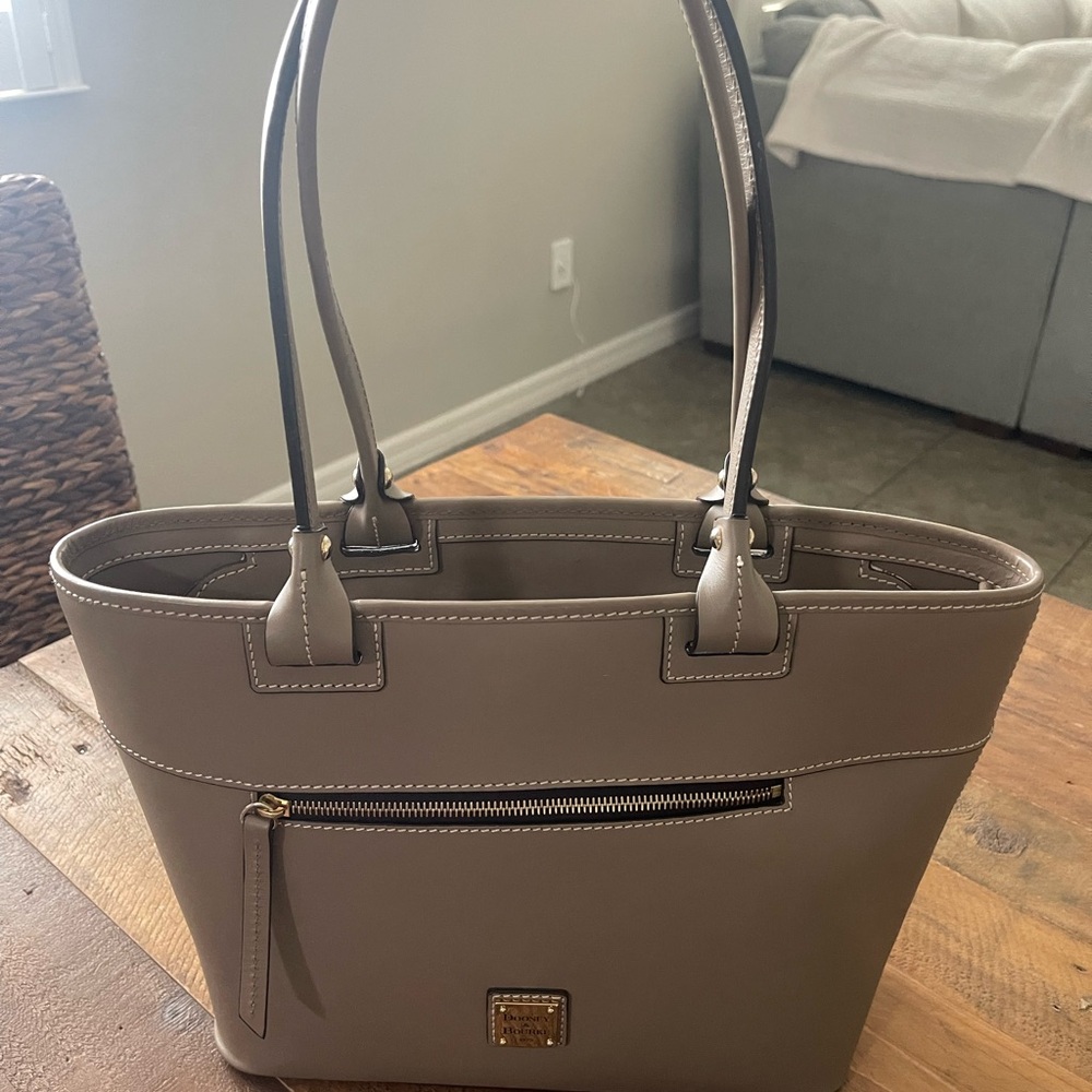 Dooney & Bourke Gray Structured Tote
